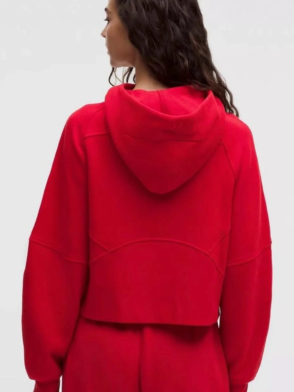 Lululemon Scuba oversized Half Zip Hoodie Oxford Red XL/XXL